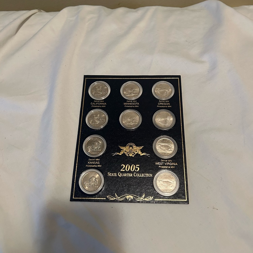 2005 State Quarter Collection Display - Picture 1 of 1